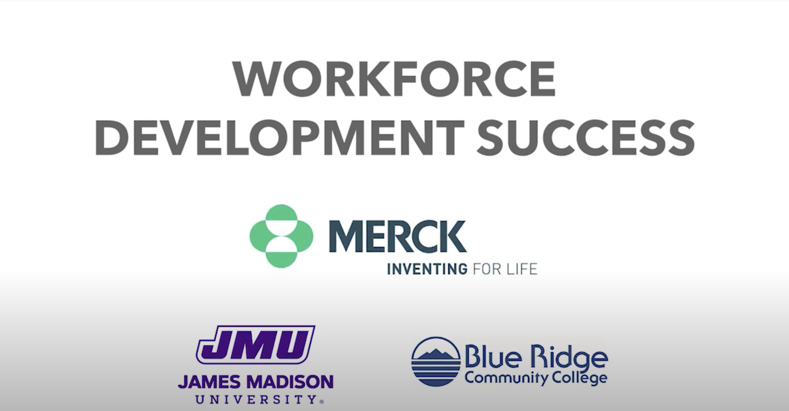 ideo describing workforce development success with Merck