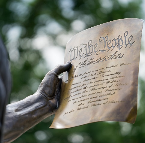 photo of Jimmy statue's constitution