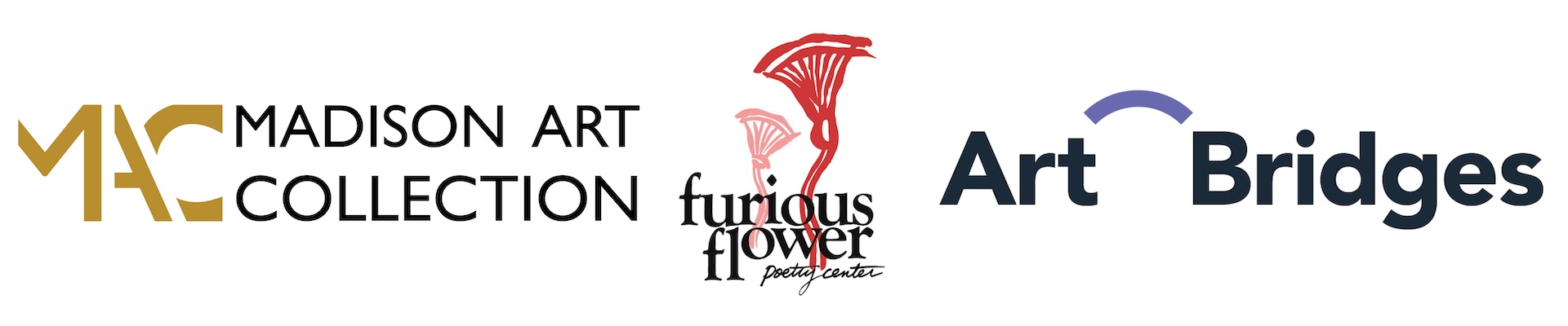 MAC Furious Flower and Art Bridges logos