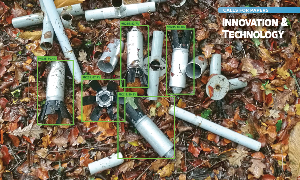 A bile of metal cylinder and pipes, some of which surrounded by a green box, superimposed text reads "Innovation & Technology".