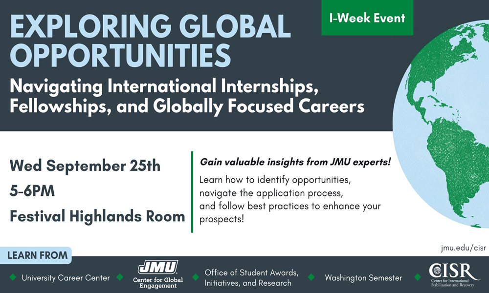 Global career opportunities event