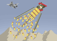 Cluster Munition Illustration