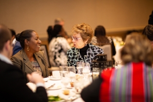 Christy Coleman chats with Karen Ford at Leading Change Conference - 2019