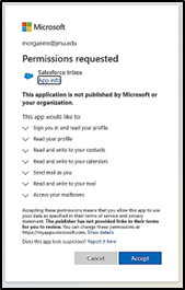 Accept Permissions