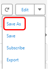 Save As Button