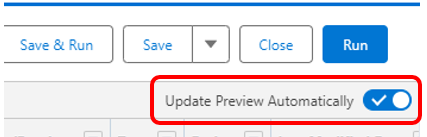 Update Preview Automatically