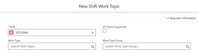 New Shift Work Topic