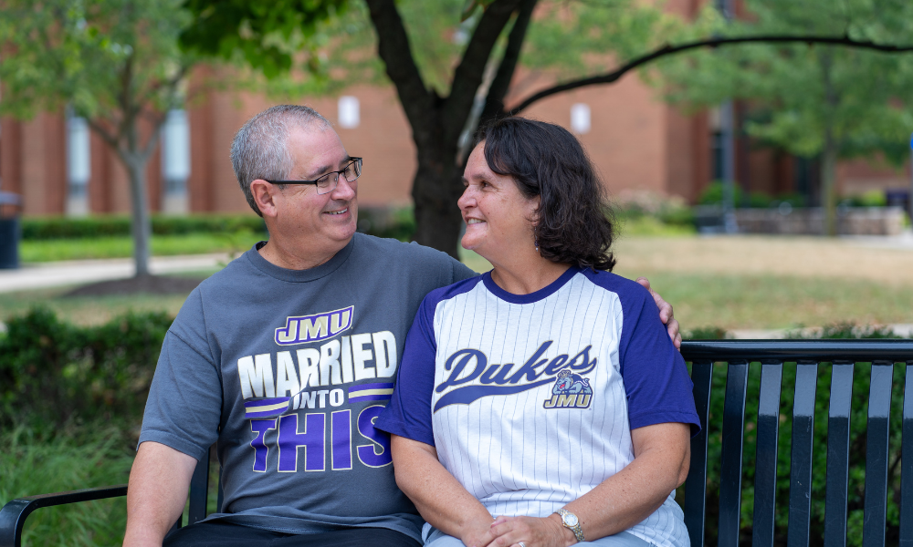 The Dyers on a bench