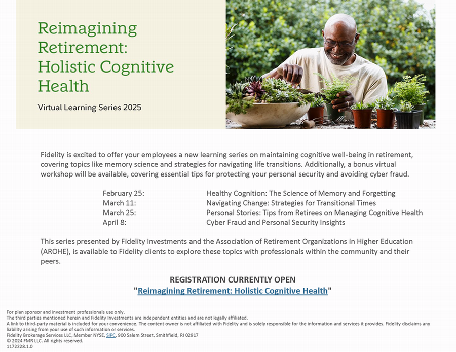 Reimagining Retirement: Holistic Cognitive Health