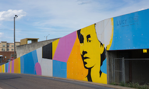 Lucy Simms mural