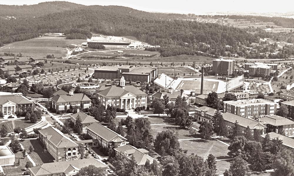 Image of JMU campus 1980s