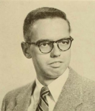 Stanley Jones' senior portrait in 1954