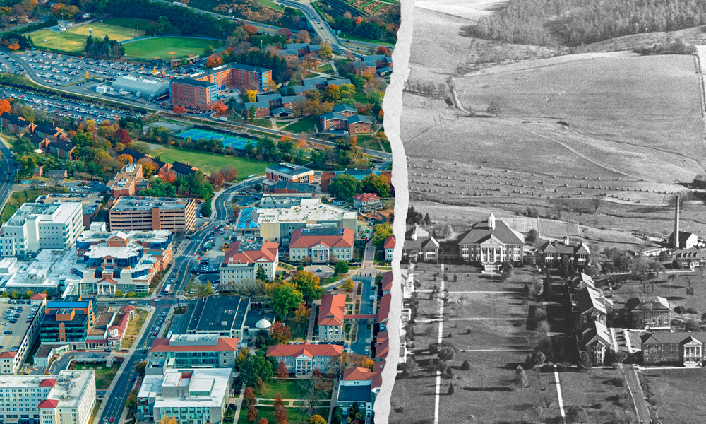 Campus aerial photo shoot lead