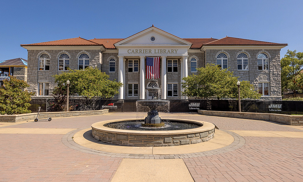 West Entrance of Carrier Library