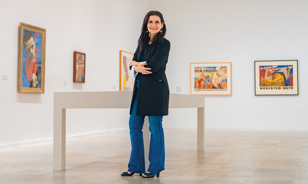 Professor Laura Katzman, a Ben Shahn scholar, was invited by the Reina Sofía’s direc - tor to serve as guest curator of the art exhibition Ben Shahn, On Nonconformity / De la no conformidad.