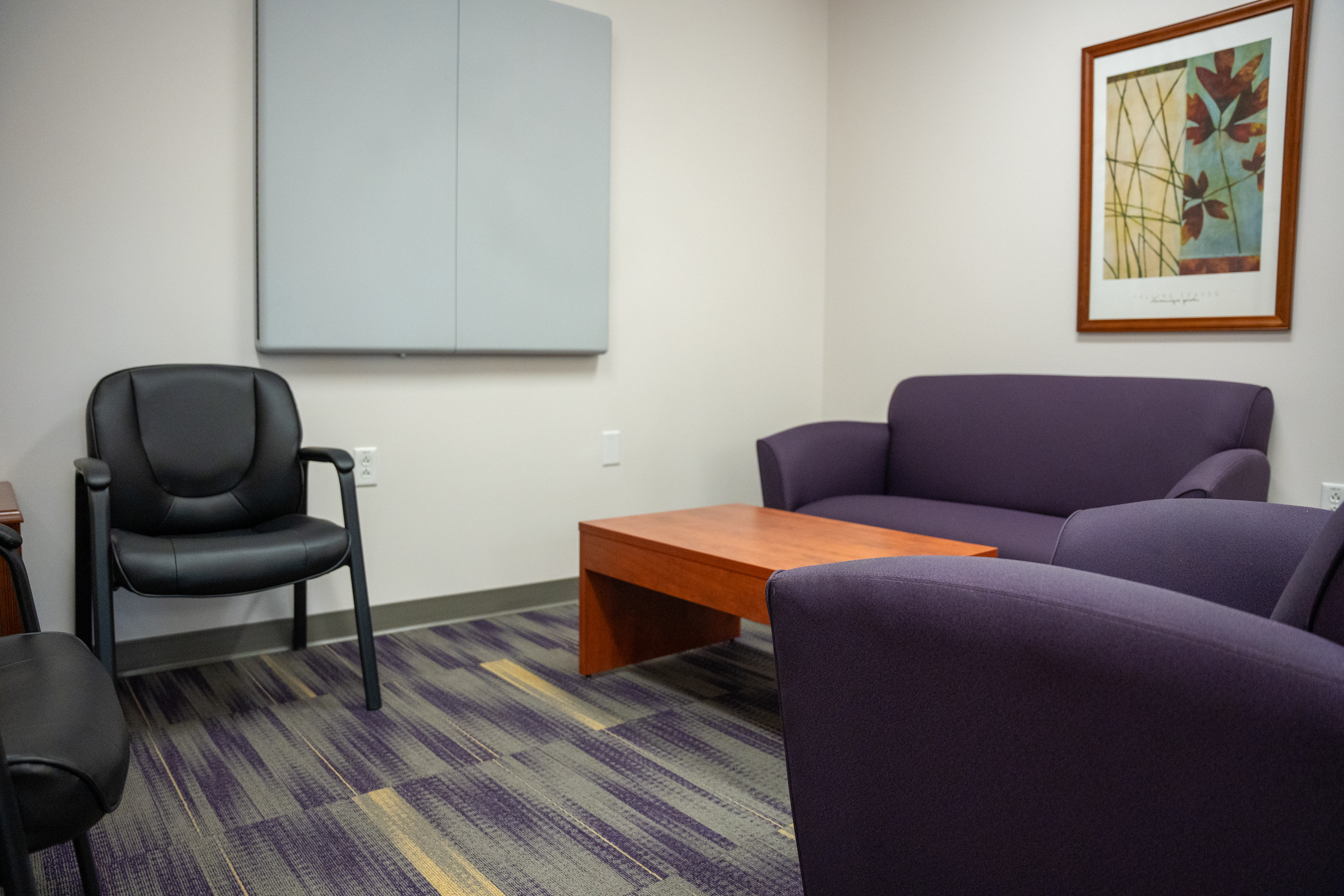 lactation room equips with couches and chairs