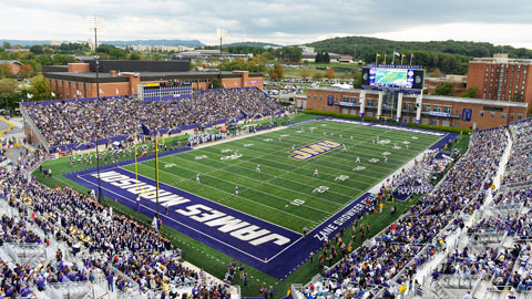 Inside Bridgeforth Stadium