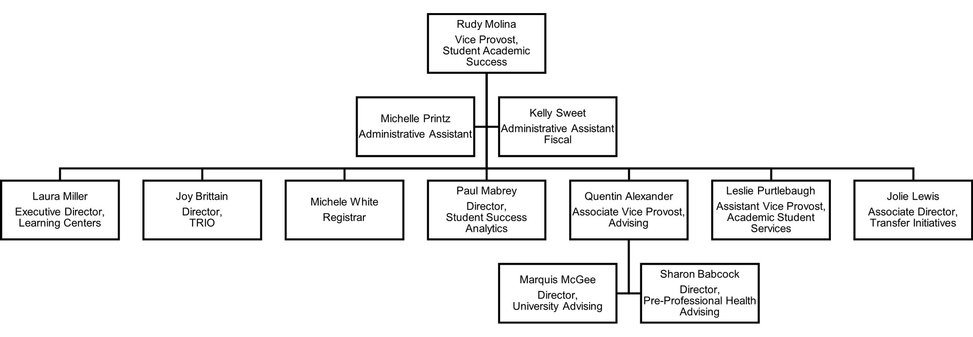 SASEM Organizational Chart