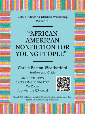 “African American Nonfiction For Young People” Carole Boston Weatherford