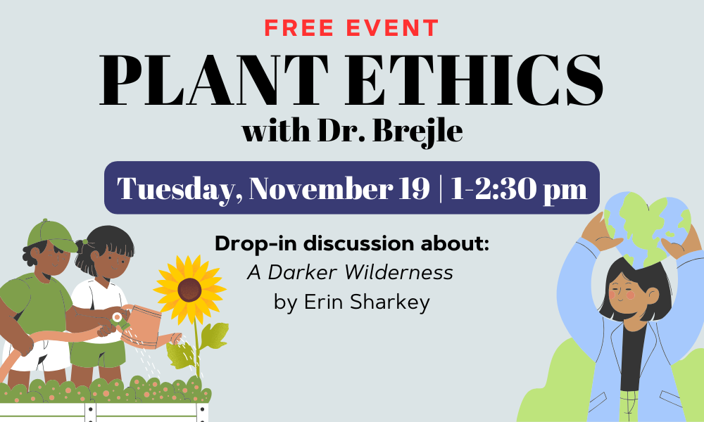 flyer for discussion on plant ethics