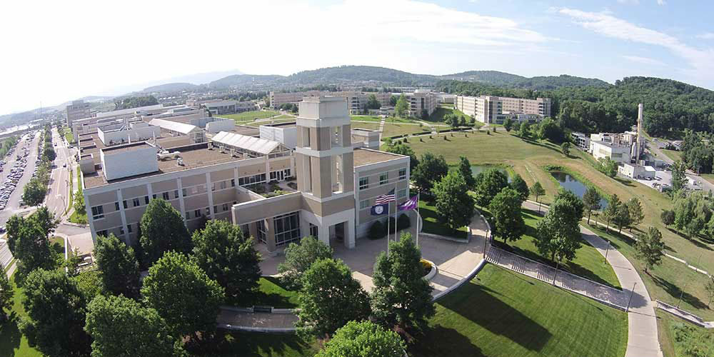 East campus ariel view
