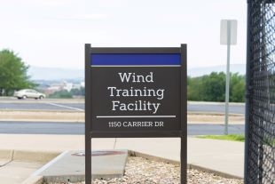 Wind Training Facility sign