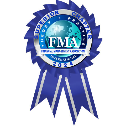 Financial Management Association Superior Chapter 2024 badge.