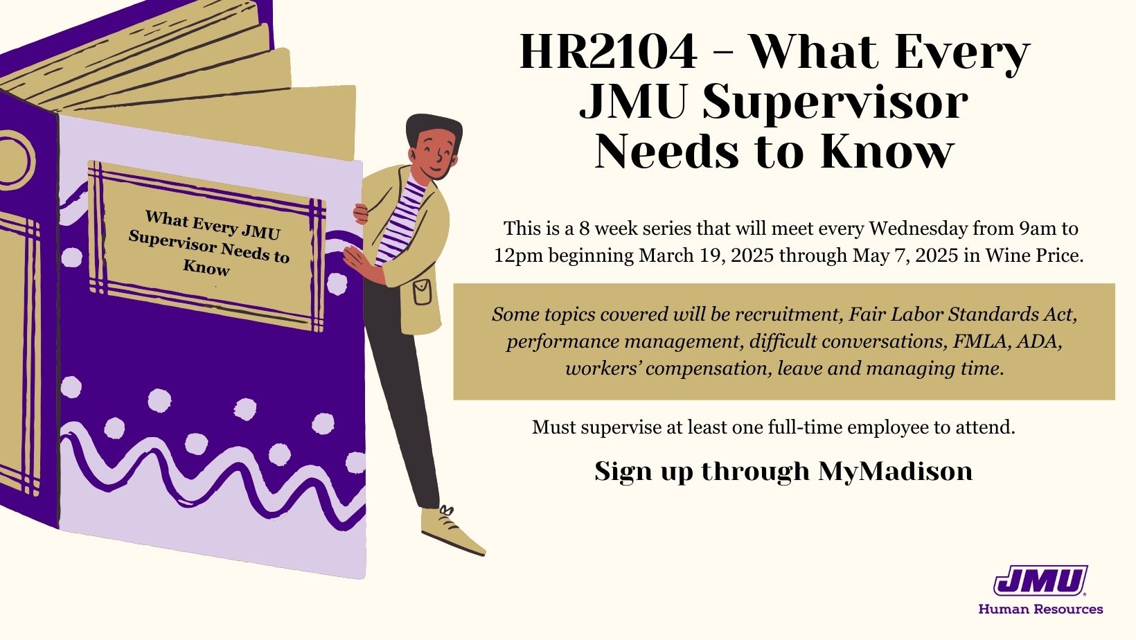 HR2104 What Every JMU Supervisor Needs to Know