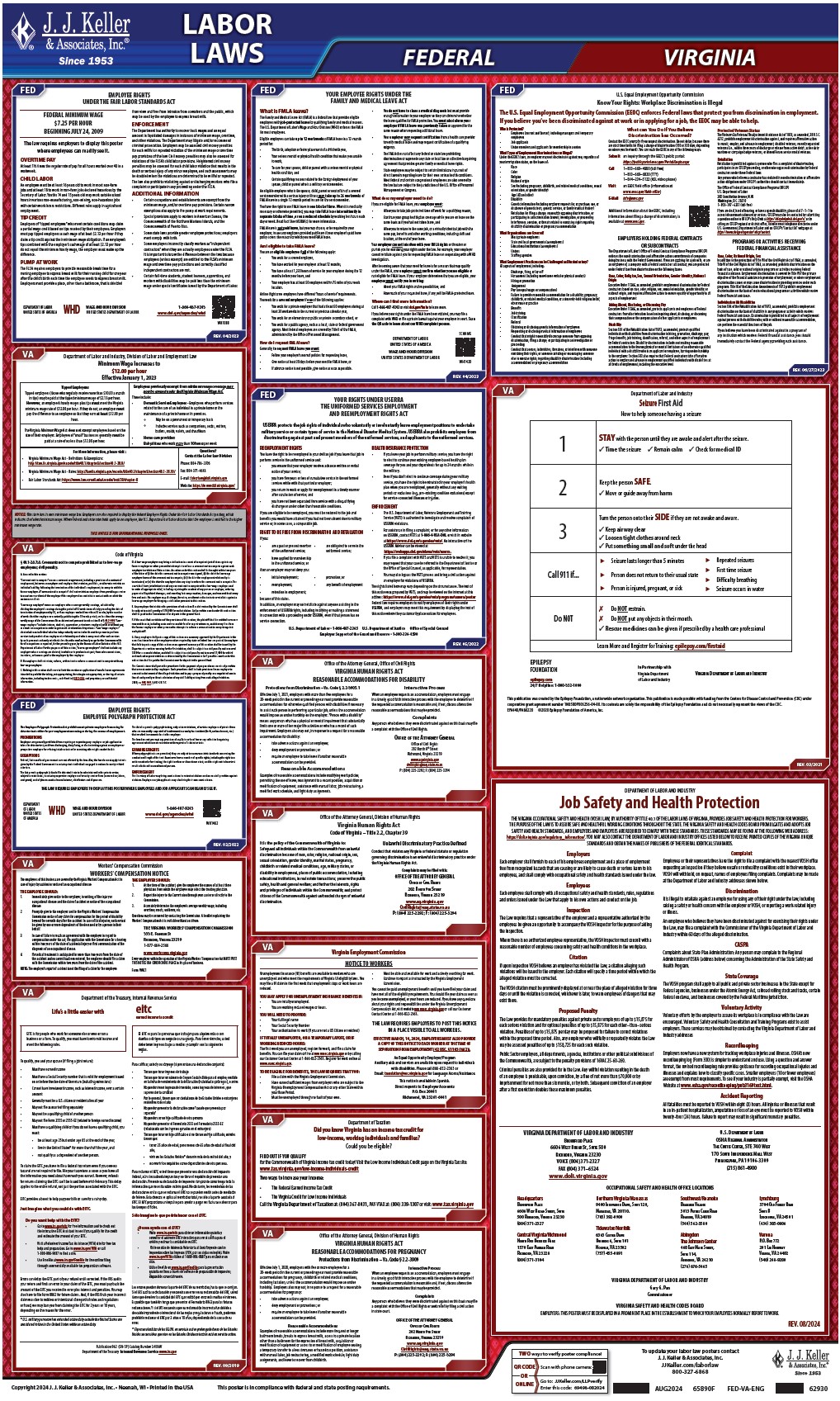 image for Federal/State Employment Posters (English)