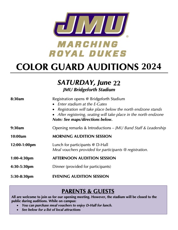 MRD Guard Auditions 2024