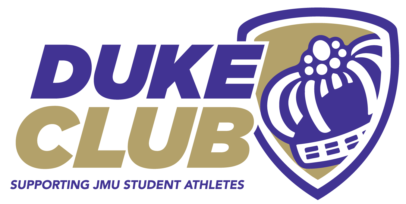 Duke Club Logo; supporting JMU Student Athletes