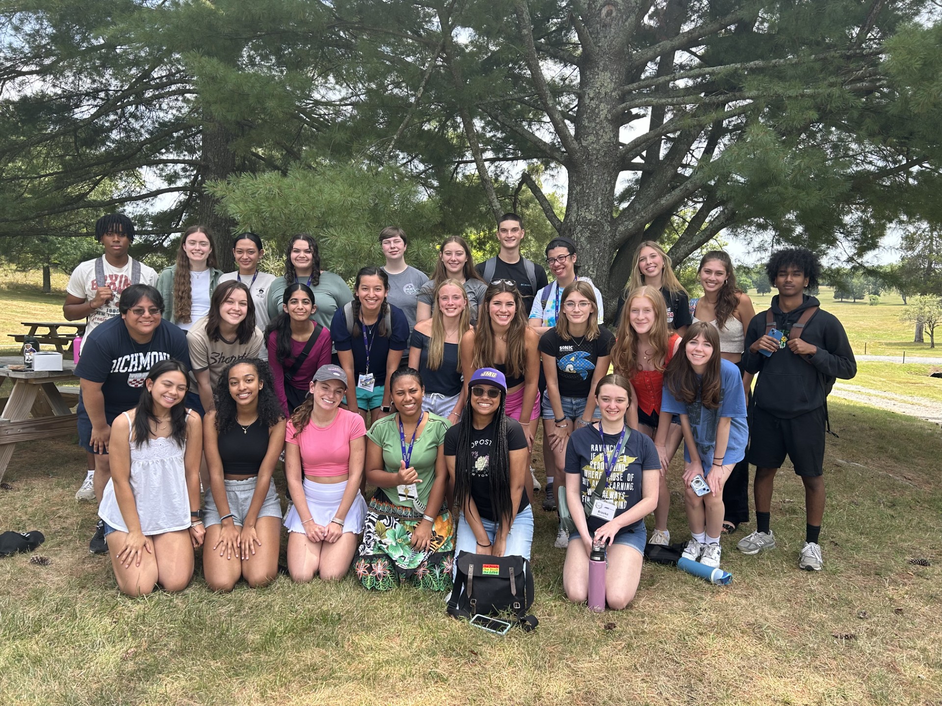 group photo in park