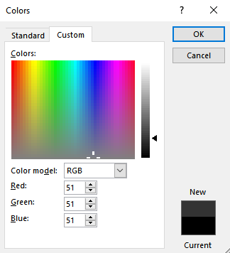 Accessibility: How to use color values in Microsoft Word - JMU