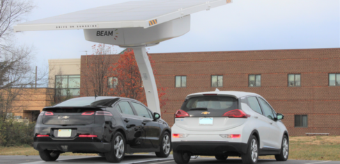 Electric vehicle charging station