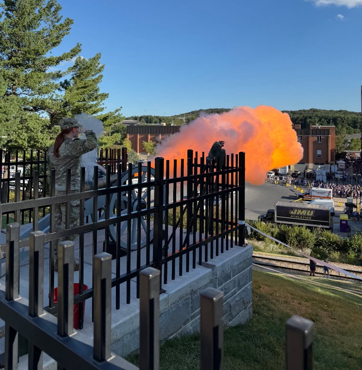 cannon blast
