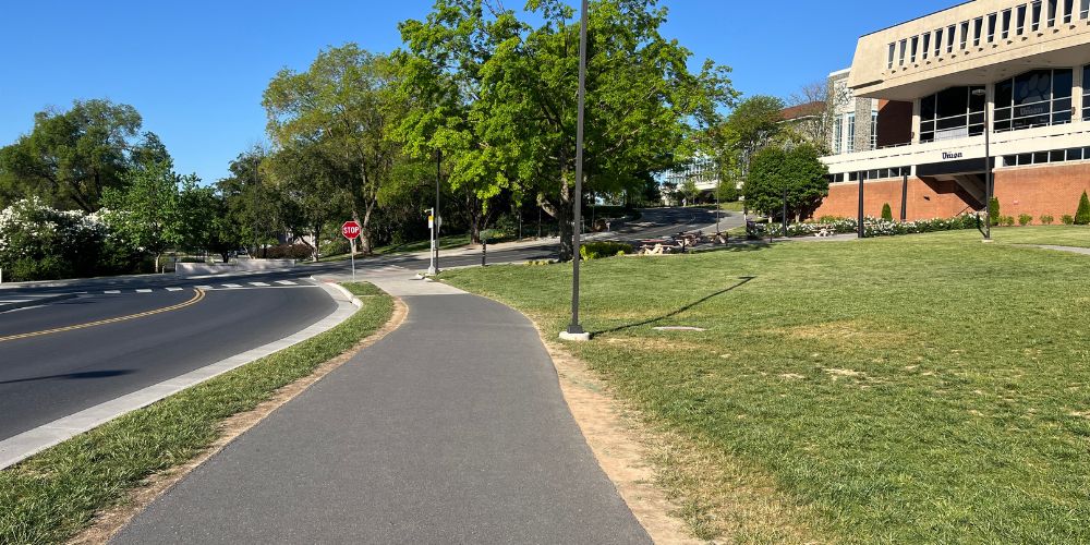Union Lawn and Bluestone Trail with food truck access