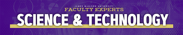 Faculty expert topic banner - science-technology